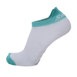 SANTINI čarape do gležnja - CLASSE - svjetloplava/bijela