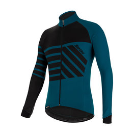 SANTINI dres dugih rukava zimski - SVOLTA WINTER - crna/plava