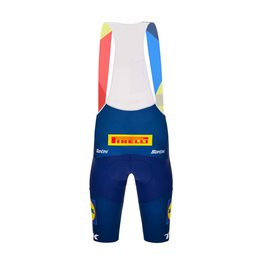 SANTINI kratke hlače s tregerima - LIDL TREK 2024 TEAM ORIGINAL - crvena/plava