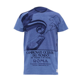 SANTINI majica kratkih rukava - UCI STORY - plava/višebojna