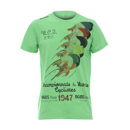 SANTINI majica kratkih rukava - UCI STORY - zelena/višebojna