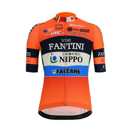 SANTINI dres kratkih rukava - NIPPO FANTINI 2019 - plava/crna/narančasta/bijela