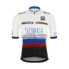 SANTINI dres kratkih rukava - TEAM SLOVAKIA 2019 - crvena/plava/bijela