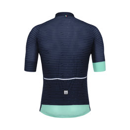 SANTINI dres kratkih rukava - SOFFIO - plava