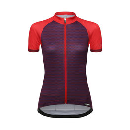 SANTINI dres kratkih rukava - RITMO LADY - crvena