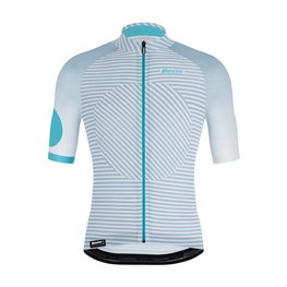 SANTINI dres kratkih rukava - KARMA MILLE - svjetloplava/bijela