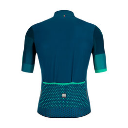 SANTINI dres kratkih rukava - MITO SPILLO - plava/zelena