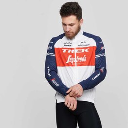 SANTINI jakna otporna na vjetar - TREK SEGAFREDO 2021 - crvena/bijela/plava