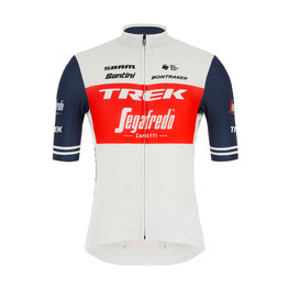 SANTINI dres kratkih rukava - TREK SEGAFREDO 2021 - crvena/bijela/plava