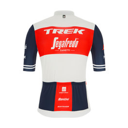 SANTINI dres kratkih rukava - TREK SEGAFREDO 2021 - crvena/bijela/plava