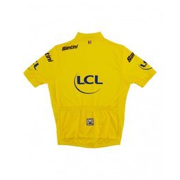 SANTINI dres kratkih rukava - TOUR DE FRANCE 2023 - žuta
