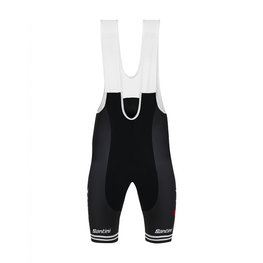 SANTINI kratke hlače s tregerima - TREK 2019 PRIME - bijela/crna