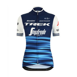 SANTINI dres kratkih rukava - TREK 2019 BLEND LADY - plava/bijela