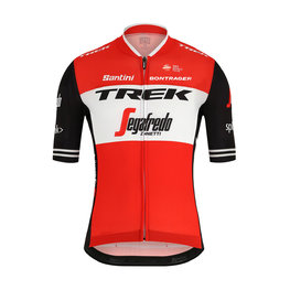 SANTINI dres kratkih rukava - TREK 2019 SLEEK99 - bijela/crna/crvena