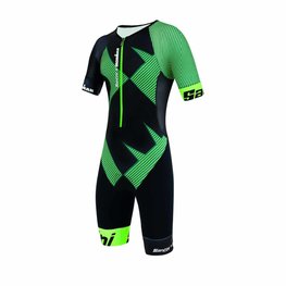 SANTINI overal - X IRONMAN CUPIO - crna/zelena