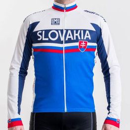 SANTINI dres dugih rukava ljetni - TEAM SLOVAKIA '17 LS - crvena/plava/bijela