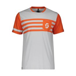 SCOTT majica kratkih rukava - TRAIL FLOW DRI - narančasta/siva