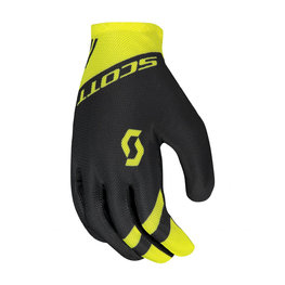SCOTT rukavice s dugim prstima - RC TEAM LF - žuta/crna