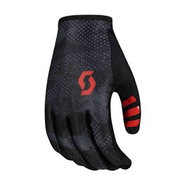 SCOTT rukavice s dugim prstima - TRACTION LF - crna/crvena