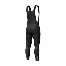 SCOTT duge hlače s tregerima - RC WARM WB - crna/žuta