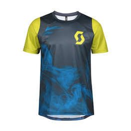 SCOTT dres kratkih rukava - TRAIL VERTIC - plava/žuta