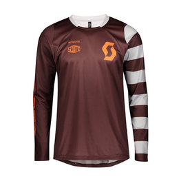 SCOTT dres dugih rukava ljetni - TRAIL VERTIC SUMMER - bodro/crvena