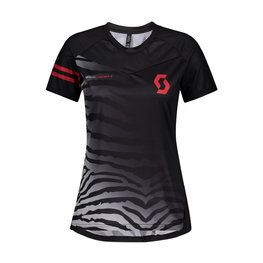 SCOTT dres kratkih rukava - TRAIL VERTIC LADY - crna/ružičasta