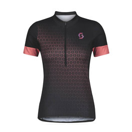 SCOTT dres kratkih rukava - GRAVEL CONTESSA LADY - crna/ljubičasta