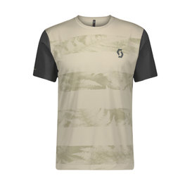 SCOTT dres kratkih rukava - TRAIL FLOW - bež