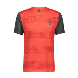 SCOTT dres kratkih rukava - TRAIL FLOW - crvena