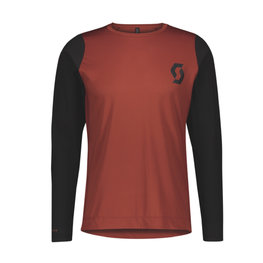 SCOTT dres dugih rukava ljetni - TRAIL PROGRESSIVE - crvena/crna