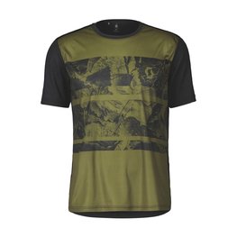 SCOTT dres kratkih rukava - TRAIL FLOW SS - zelena/crna