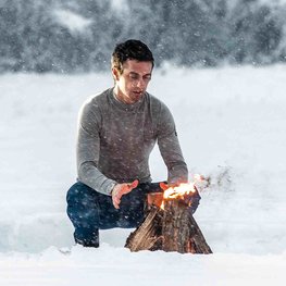 SIX2 majica dugih rukava - TS3 MERINOS - siva