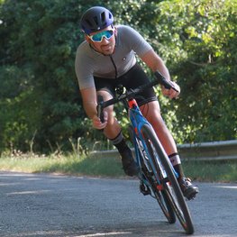 SIX2 čarape klasične - SHORT LOGO - siva/crna