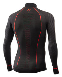 SIX2 majica dugih rukava - TS3 W CU - crvena/crna