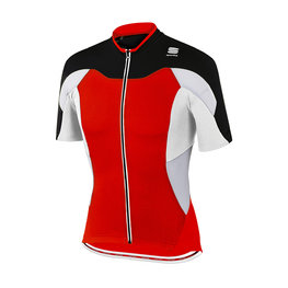 SPORTFUL dres kratkih rukava - CRANK - crvena/bijela/crna