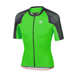 SPORTFUL dres kratkih rukava - BODYFIT SPEEDSKIN - zelena/crna