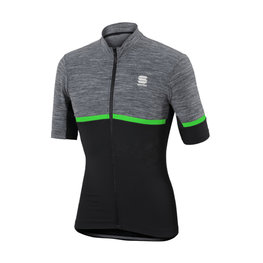 SPORTFUL dres kratkih rukava - GIARA - siva/zelena/crna