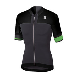 SPORTFUL dres kratkih rukava - STRIKE - zelena/siva/crna