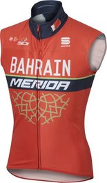 SPORTFUL prsluk - BAHRAIN MERIDA 2017 - crna/crvena
