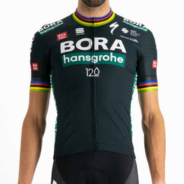 SPORTFUL dres kratkih rukava - BORA HANSGROHE 2021  - siva/zelena