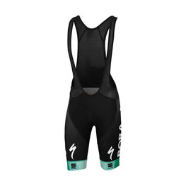 SPORTFUL kratke hlače s tregerima - BORA HANSGROHE 2019 - zelena/crna