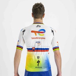 SPORTFUL dres kratkih rukava - TOTAL ENERGIES 2022 - žuta/narančasta/bijela/plava