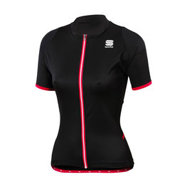SPORTFUL dres kratkih rukava - LUNA LADY - crna/ružičasta