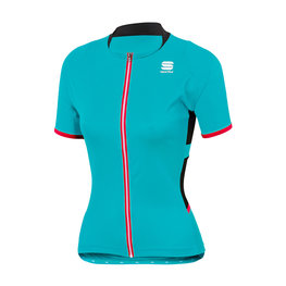 SPORTFUL dres kratkih rukava - LUNA LADY - tirkizna