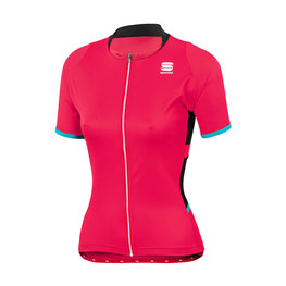 SPORTFUL dres kratkih rukava - LUNA LADY - crna/ružičasta