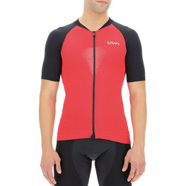 UYN dres kratkih rukava - BIKING GRANFONDO - crna/crvena