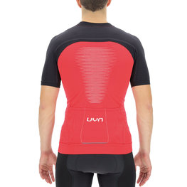 UYN dres kratkih rukava - BIKING GRANFONDO - crna/crvena