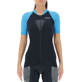 UYN dres kratkih rukava - GRANFONDO LADY - plava/crna