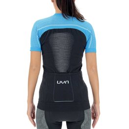 UYN dres kratkih rukava - GRANFONDO LADY - plava/crna